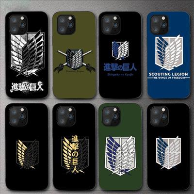 Husa de telefon Anime Attack On Titan pentru Iphone 11 12 Mini 13 14 Pro Xs Max X 8 7 6s Plus 5 Se Xr Shell