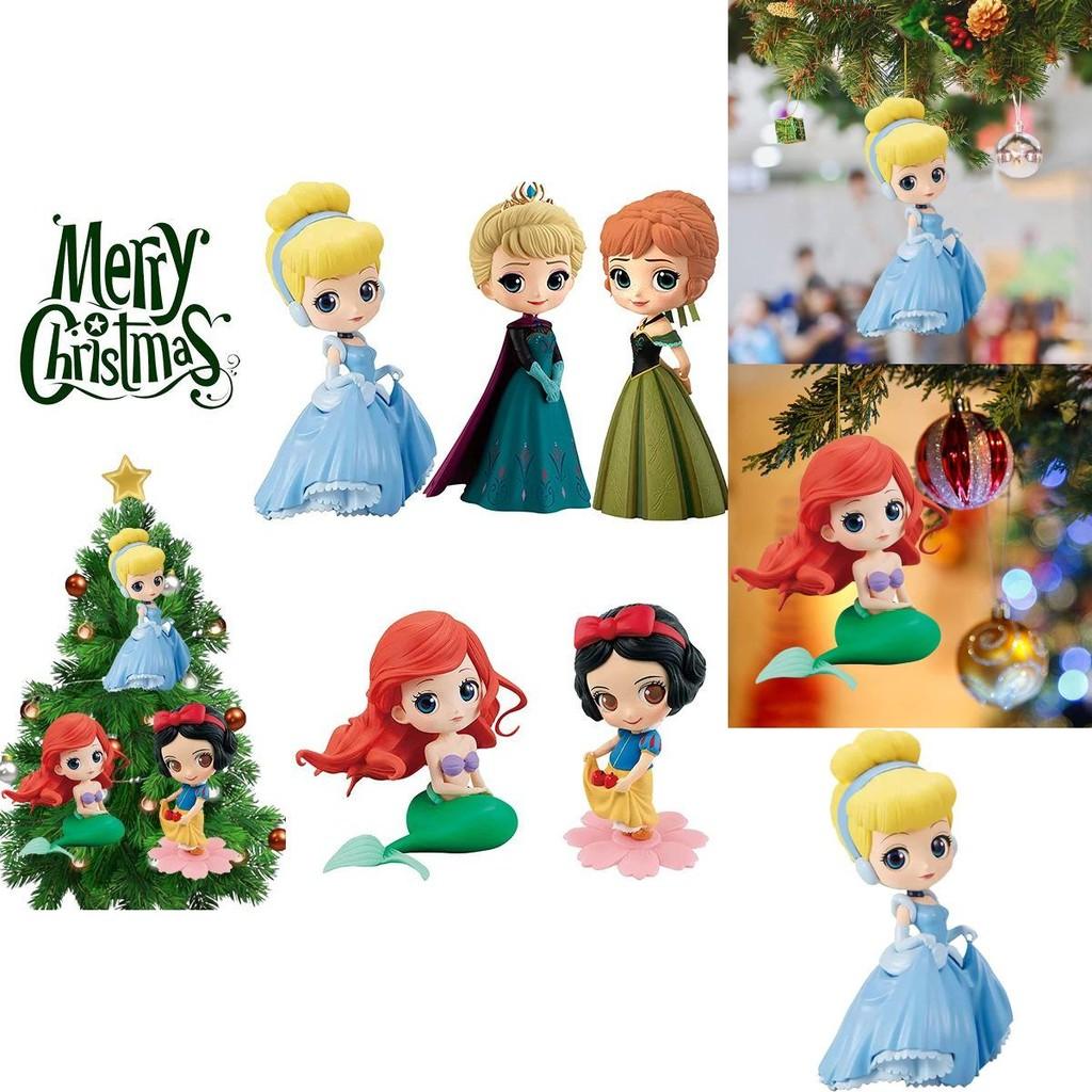 Pendentifs Ornements Scintillants Disney Princess pour Sapin de Noël