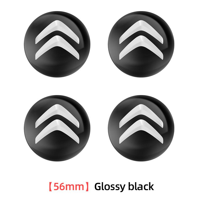 4pcs 56mm 60mm 65mm Car Wheel Center Hub Cap Sticker For Citroen C4 C3 Xsara C-Elysee C5 C1 DS3 DS5 Jumper Picasso Sega C-quatre Ait256