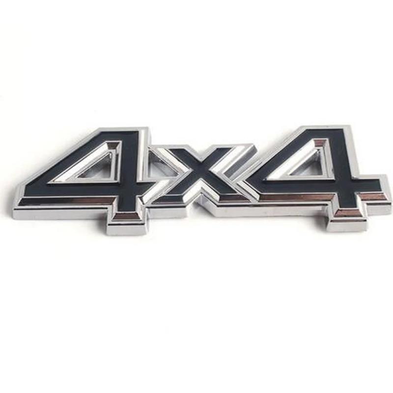 DSYCAR 1 st 3D Metall 4X4 Fyrhjulsdrift Bil Klistermärke Emblem