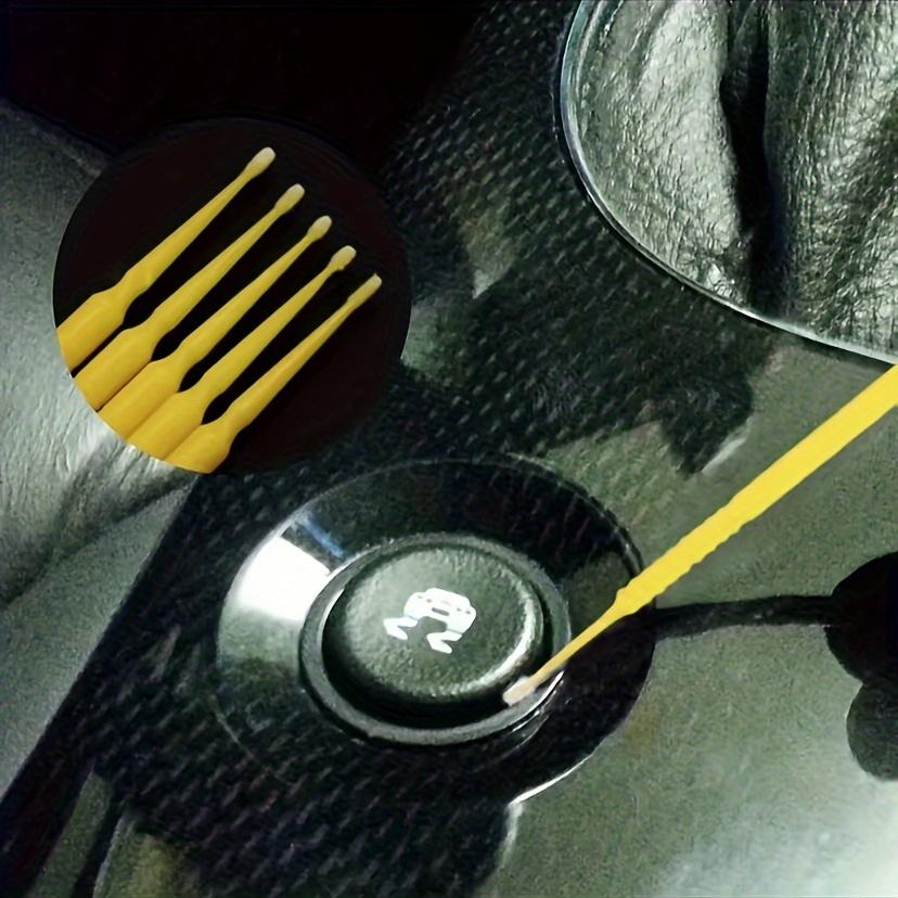 100pcs Mini Paint Brush Suitable for Auto Paint Sprayer - Tiny Precision Brush Heads for Touch-Up Paint, Car Repair, DIY & - Vehicle Maintenance