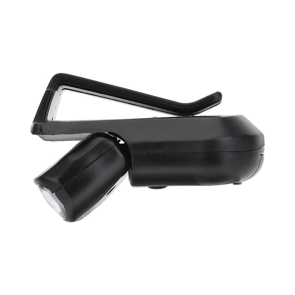5 LED   Clip Head Lamp Light Hat HeadLamp For Outdoor Fishing Camping (Black)