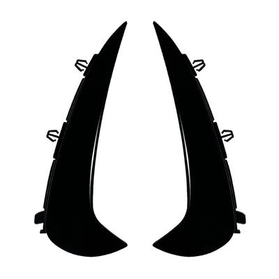 2 Pieces Car Rear Bumper Canard Side Spoiler Guards for GLC-Class X254, AMG Line GLC260, GLC300 (2023) + Rear Spoiler Wing (Black)