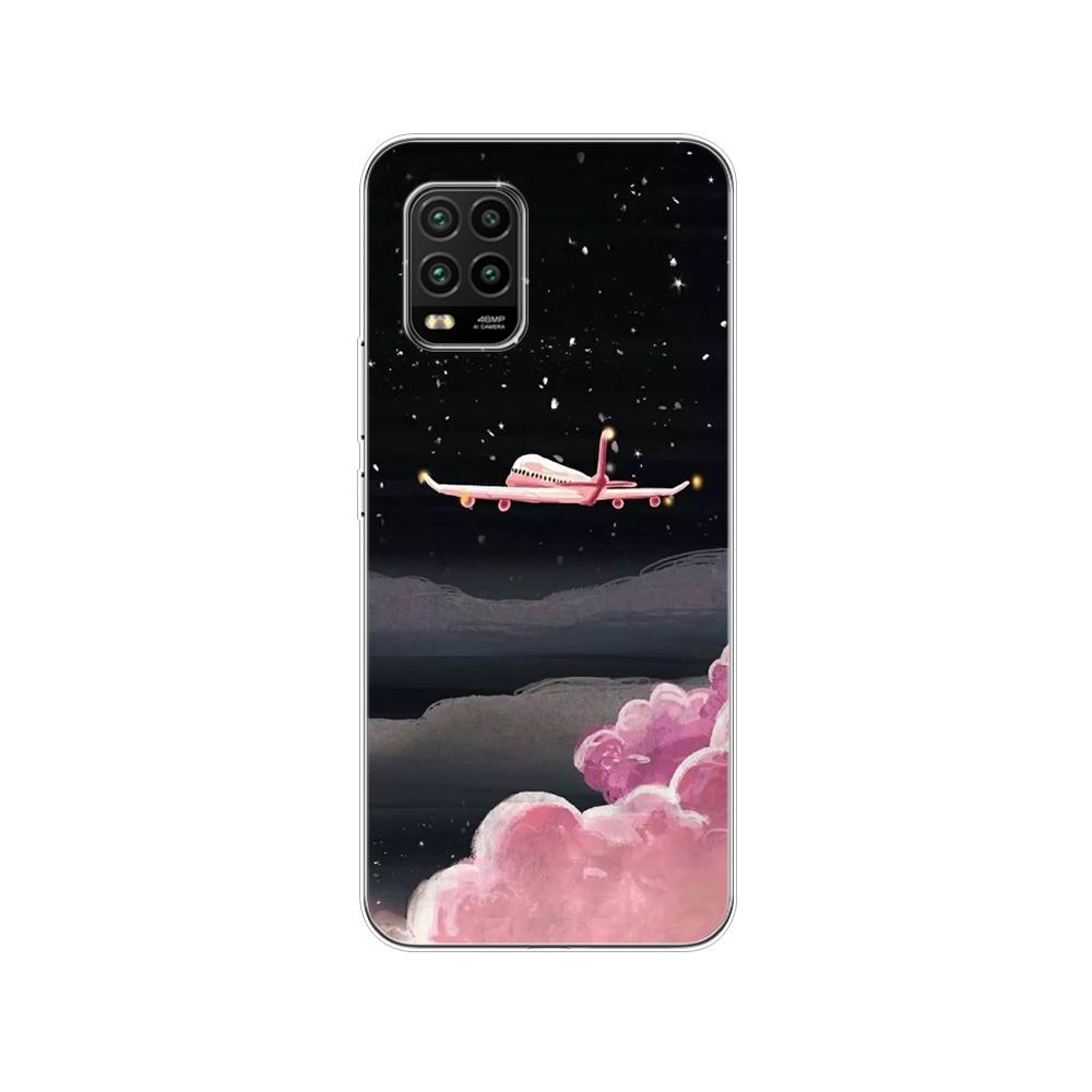 For Xiaomi Mi 10 Lite Case 6.57" Soft Silicon Tpu Cover For Xiaomi Mi 10Lite 5G Mi10Lite Phone Back Shell Bumper Funda