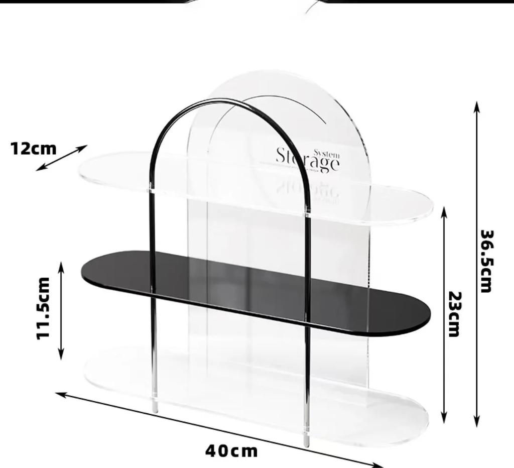Ins Acryl Kosmetik Aufsteller Lagerung Parfüm Hautpflege Heimdekoration Lagerregal Produkte Desktop Regal Wohnzimmer