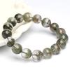 Hongchu Crystal  Natural Monet Garden Green Phantom Quartz Bracelet  Treasure Bowl Green Phantom Quartz Bead Bracelet