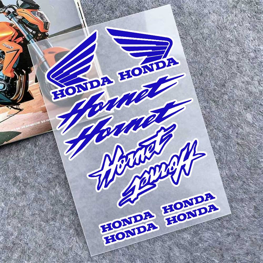 

Для Honda Наклейки Отражающие наклейки для мотоцикла, 3M предупреждение о безопасности ночью в темноте шлемы для скутера 20x30cm