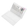 10pcs Nail Art Grinding Head Dead Skin Removal Nail Drill Bits Sanding Polishing Head Set