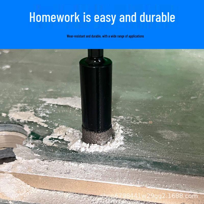 Diamond Hex Shank Glass & Tile Dry Drill Bit