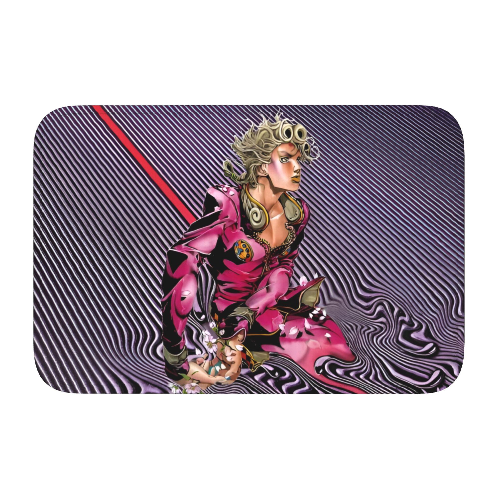 

Welcome JoJoes Anime Floor Door Kitchen Bathroom Mat Anti-Slip Outdoor Doormat Garden Living Room Entrance Rug Carpet Footpad 60cm x 90cm