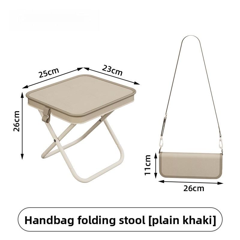 Outdoor foldable stool portable backpack stool with lightweight mini carry outdoor camping chair, fishing stool, picnic stool