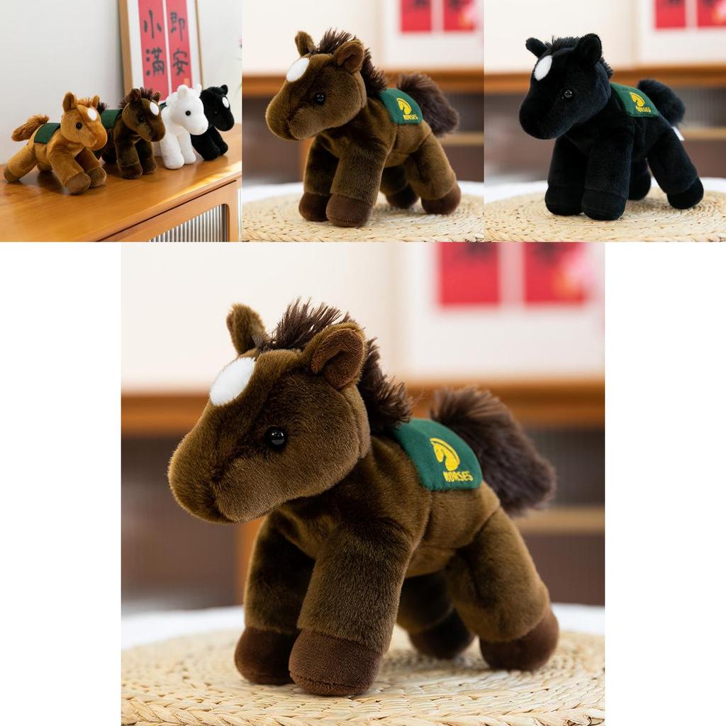 Plush Pony Toy With Pp Cotton Filling For Kid Room Decor And Comfort