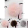 High-quality Artificial Fur Pom Poms Ball For Trendy Knitting Beanie Hats Accessories