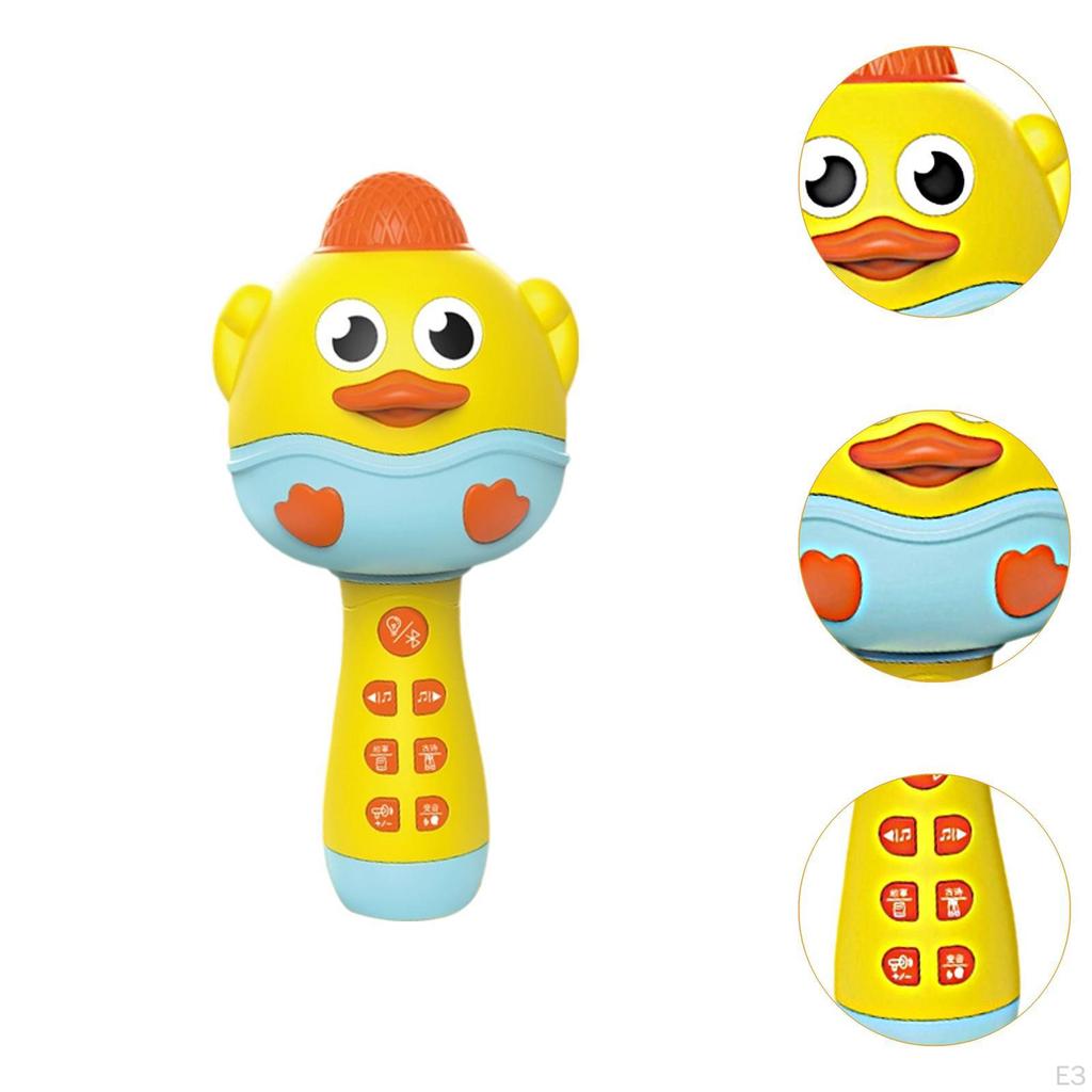 Kids Toy Cartoon Small Compact Mic Music Toys for Toddlers Picnic Shower