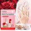 1Pair Rose Moisturizing Hand Mask/Goat Milk Nicotinamide Hand Mask/Lavender Exfoliating Foot Mask,Ha
