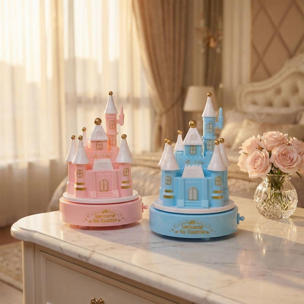 Exquisite Mechanical Music Box Romantic Style Birthday Music Box Desktop Ornament