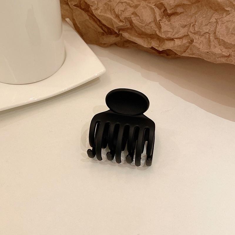 Milk Coffee Hair Clip Sweet Style Hair Clip High Ponytail Hair Clip Small Shark Clip Acrylic Hair Clip Fashion Hair Accessories