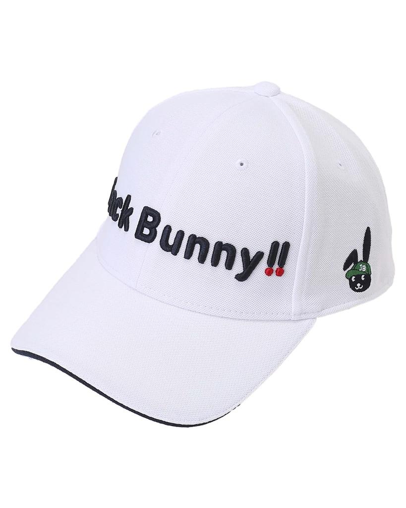 Jack Bunny Unisex Golf Cap Adjustable FR (Rabbit Logo, Size) - White, (Product Code 262-5987101, 030)