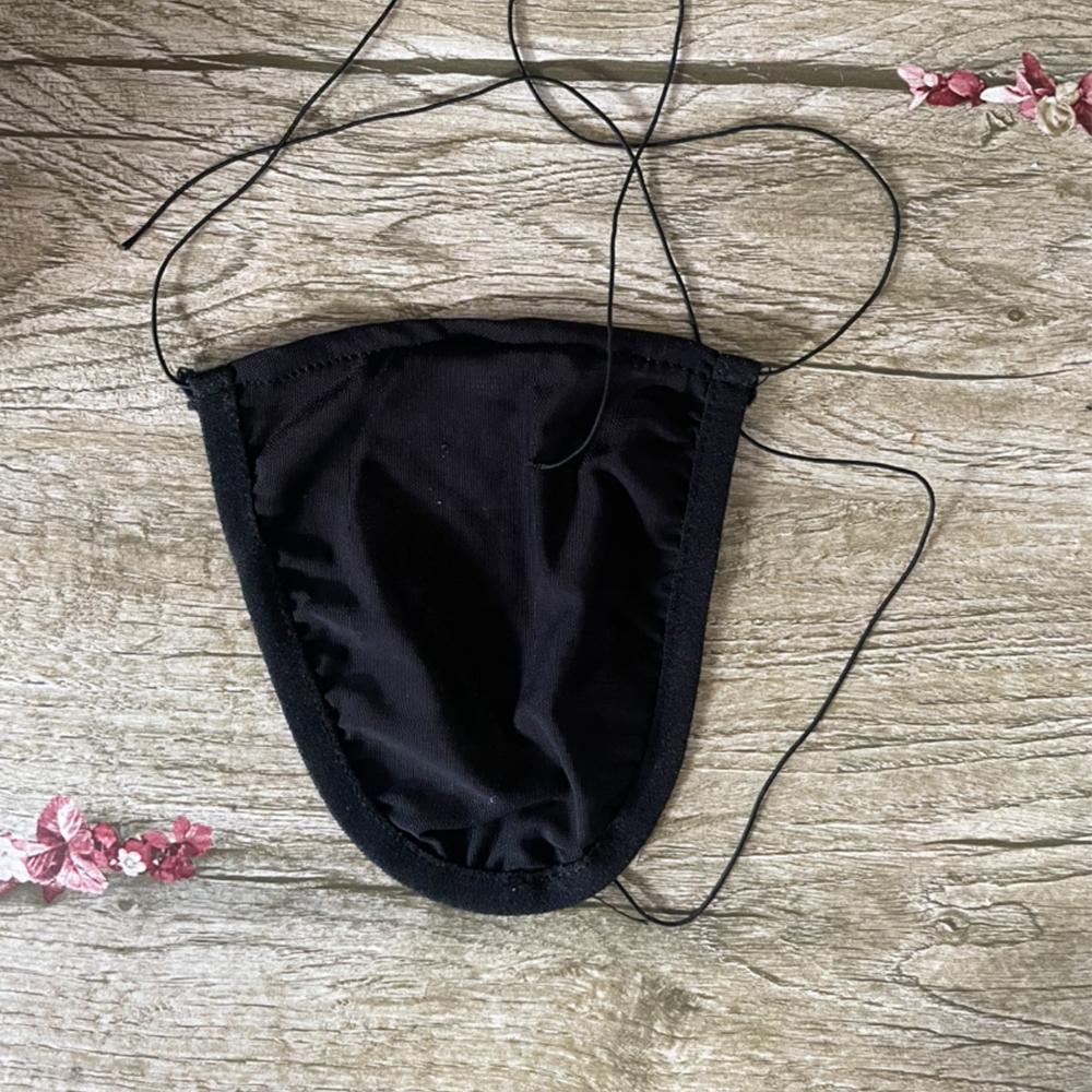 Men Underwear Thongs Lace Up Mens Nylon+Mesh Sheer