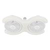 Remote Control Ceiling Fan Light Adjustable Angle Double Head Fan Light LED Fan Light  Kitchen