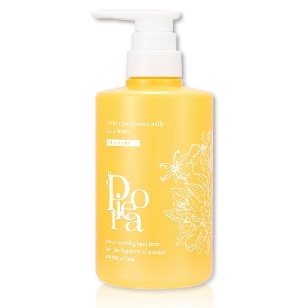 

Pieora Botanical Volume Jasmine and Softens Contains Plant Stem and Hair Care Shampoo, 450mL, & Ylang-Ylang Scent, Anti-Flat Hair, Strengthens, Hair,