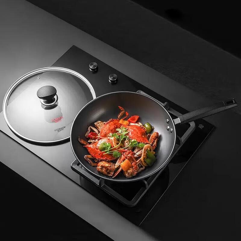 Kombach Jiaji Kitchen 32cm Wrought Iron Wok