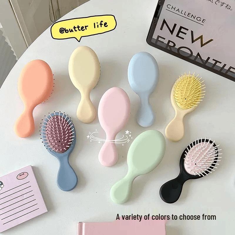 Macaron Massage Luftpolsterkamm - Tragbarer Haarkamm für Reisen & Zuhause