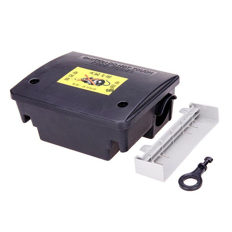 Double-Lock Mouse Bait Station Box with Lock