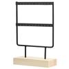 24 Holes Elegant Metal Jewelry Storage Rack Earrings Necklace Display Stand   for Home