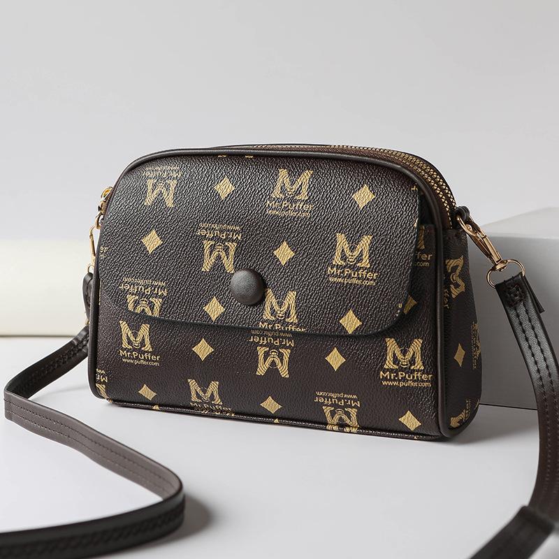 Geantă de umăr de damă high-end și elegantă, geantă cross vintage nouă de înaltă calitate pentru femei de vârstă mijlocie