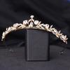DIEZI Tiare Mici Coroană Zirconiu Fete Coreene Femei Nuntă Mireasă Prințesă Petrecere de Zi Flori Elegante Accesorii Cristal