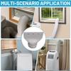 Convenient Flat Exhaust Hose Adapter For Air Conditioner Window