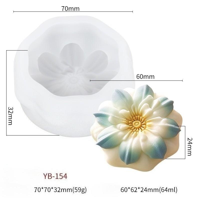 

Силиконовая форма в форме сакуры для моти, лунных пряников и азиатских десертов, пищевая, инструменты для выпечки, кухонная утварь для DIY