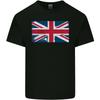 Abgenutzte Union Jack Flagge Großbritannien Unisex Leichtes Baumwoll-T-Shirt