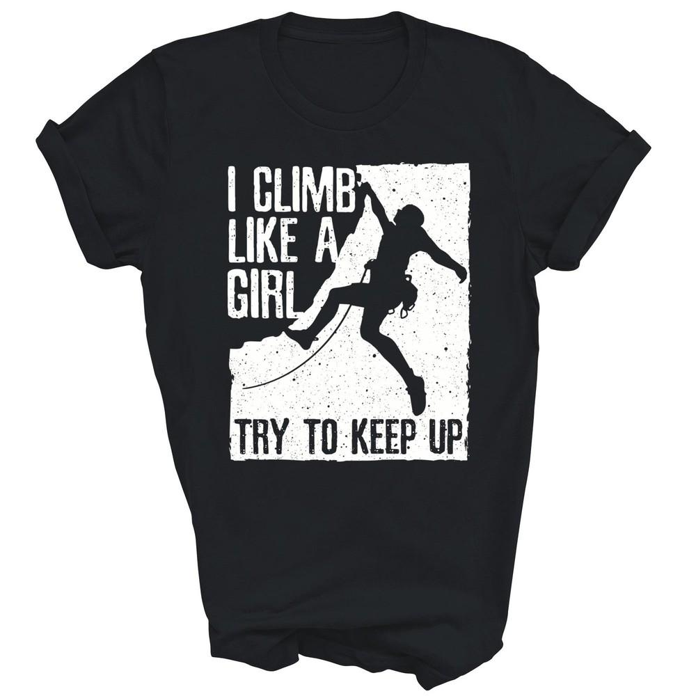 

Крутая футболка унисекс для любителей скалолазания в подарок L