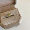 Elegant Geometric Green Grape Copper Ring For Women Ideal For Fashion Individuals Forward