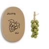 Green Grape Handmade Soap Pendant: Long-lasting Fragrance Souvenir for Bath and Birthday
