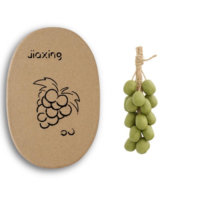 Green Grape Handmade Soap Pendant: Long-lasting Fragrance Souvenir for Bath and Birthday