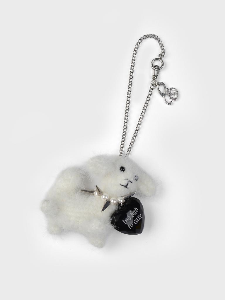 Eireve Wild Baby Lamb Bag Charm Keyring (Cream White)