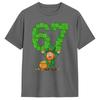 Unisexs TShirt 67 Bruh Shamrock Leprechaun Funny Six Seven St Patricks Day Funny Cotton Tee Shirt Short Sleeve T Shirt Gift Idea