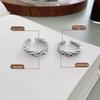925 Sterling Silver Non-Fading Minimalist Couple's Open Index Finger Ring