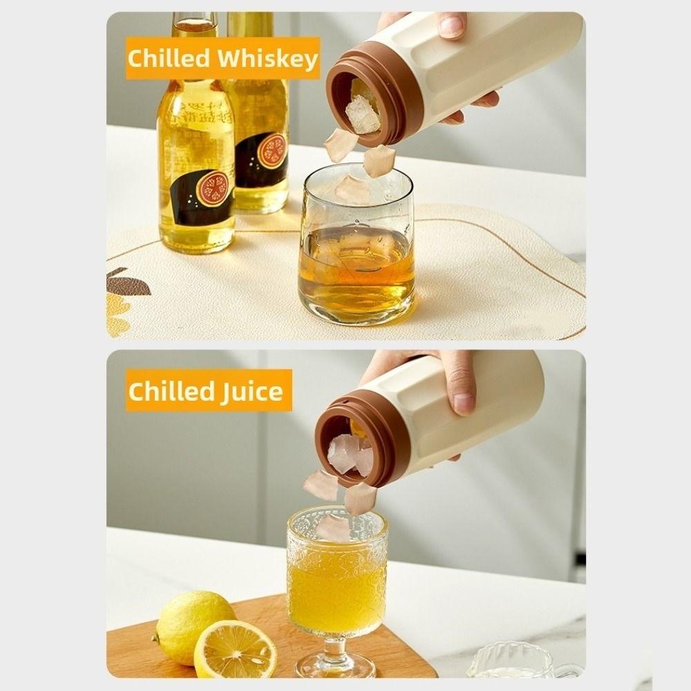 Creative Ice Cube Kettle Reusable Ice Mould Tray Multi-Function Ice Cube Water Bottle  Home