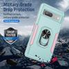 For Google Pixel 7a Case Military Grade Ring Kickstand PC + TPU Phone Cover