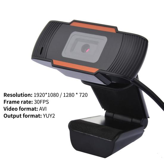 Web Camera Driver-free Lightweight 720P 1080P Delicate Image High-resolution Digital Webcam for Video