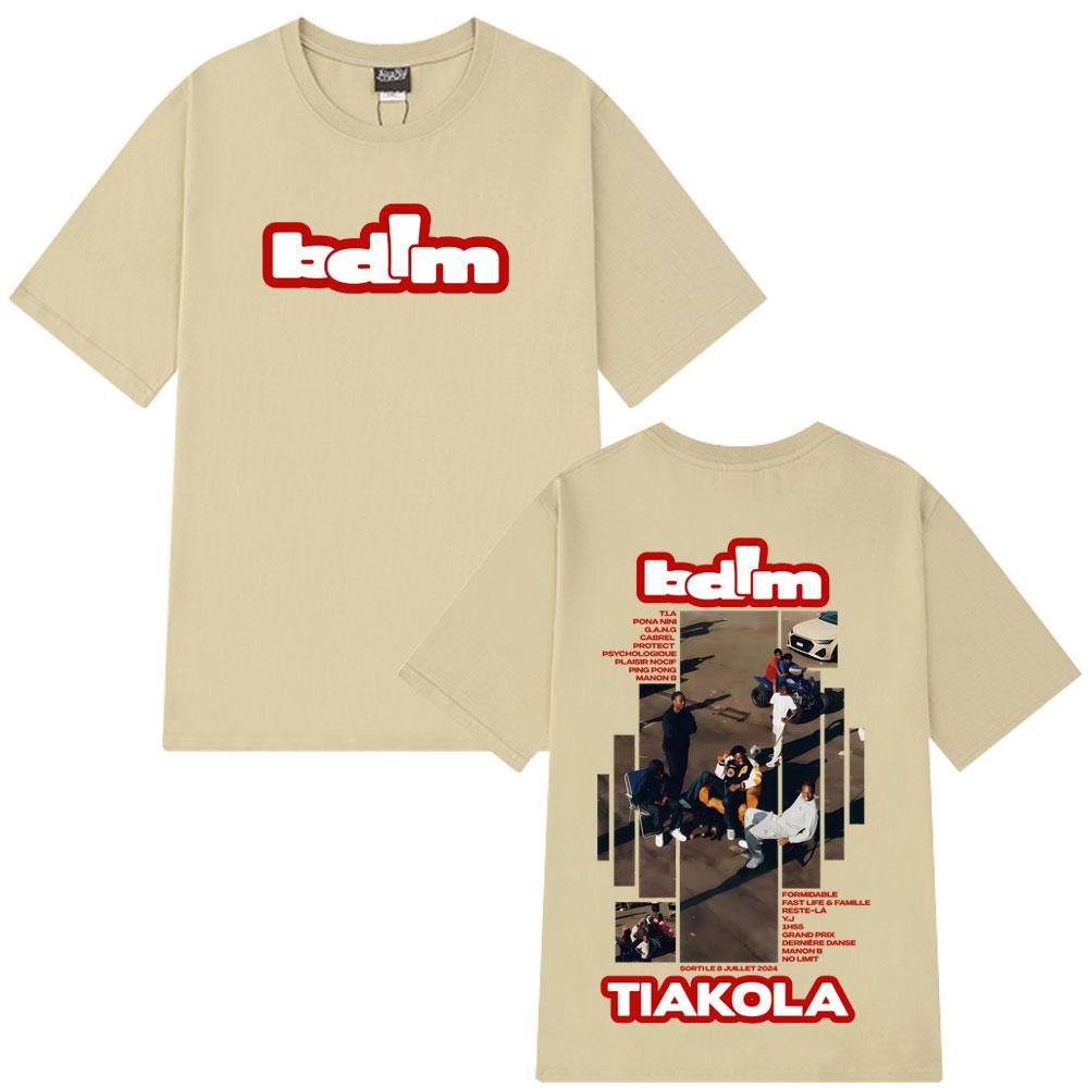 BDLM Tiakola Fashion Graphic Tshirt Men Women Shortsleeved Gothic Punk Casual Cotton Tshirts Loose Cotton Harajuku Tshirts