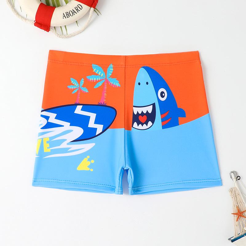 Baby Jungen Badehose mit Cartoon-Print und Schnürung