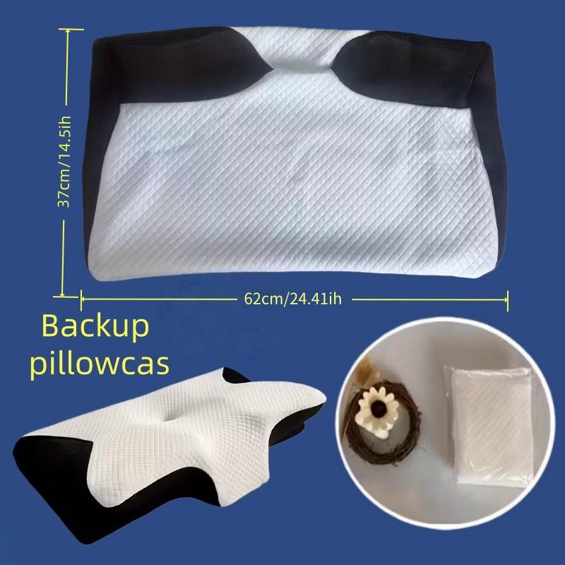 Memory Foam Cervical Pillow - Ergonomic Neck Support, Slow Rebound Butterfly Design