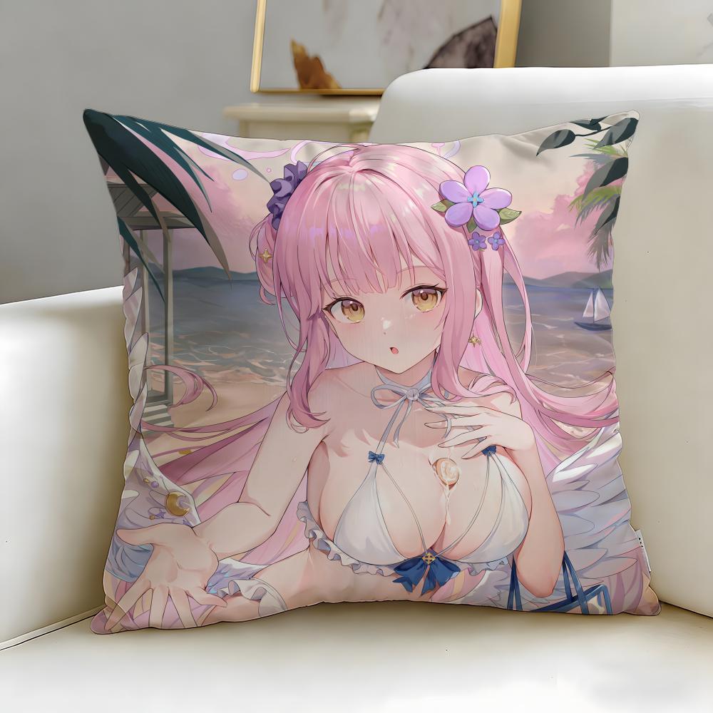 

popular anime character Misono Mika Cushion Cover Soft & Easy-Wash Pillow Case – Versatile for Couch, Bed, Travel and Office 30cmx30cm