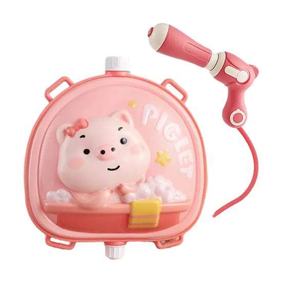 Backpack Water Squirter Toy Cute Animal Design 2000ml Soaker Sprayer Push-Pull Action Water Toy for Kids Outdoor Pool Beach Backyard Fun