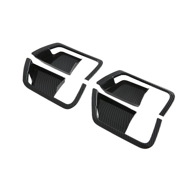 Interior Door Handle Decorative Trim Sticker For Toyota Tacoma 2025+ ABS Material Carbon Look Interior Upgrade Car Accessories